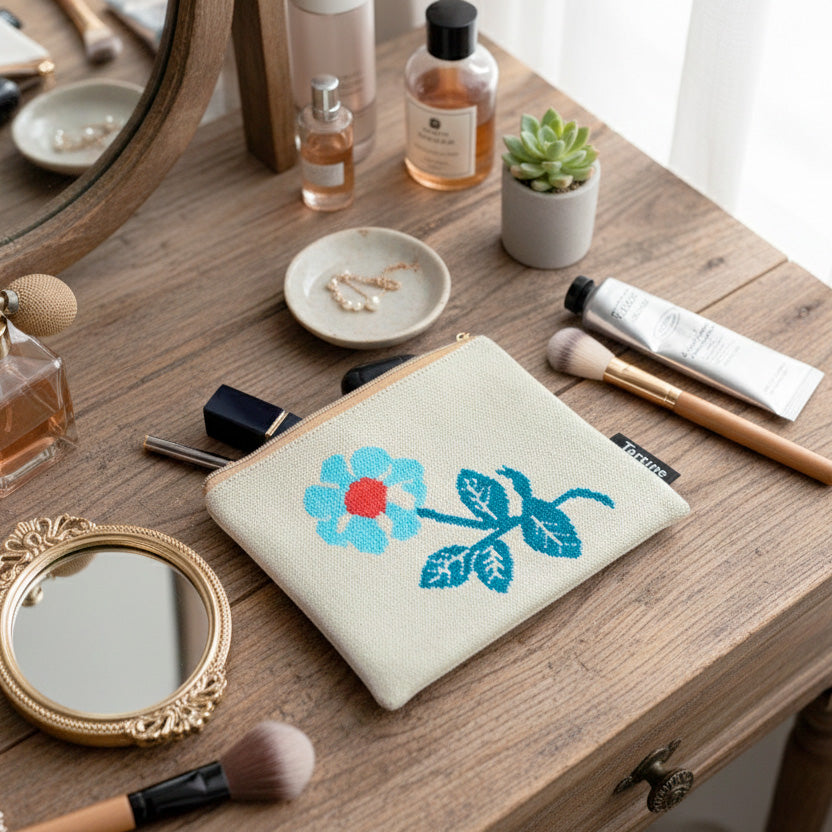 タルティンニットポーチ(ブルー)［TNB-14］